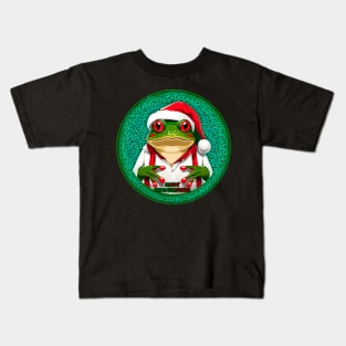 Happy Frog-Christmas Kids T-Shirt